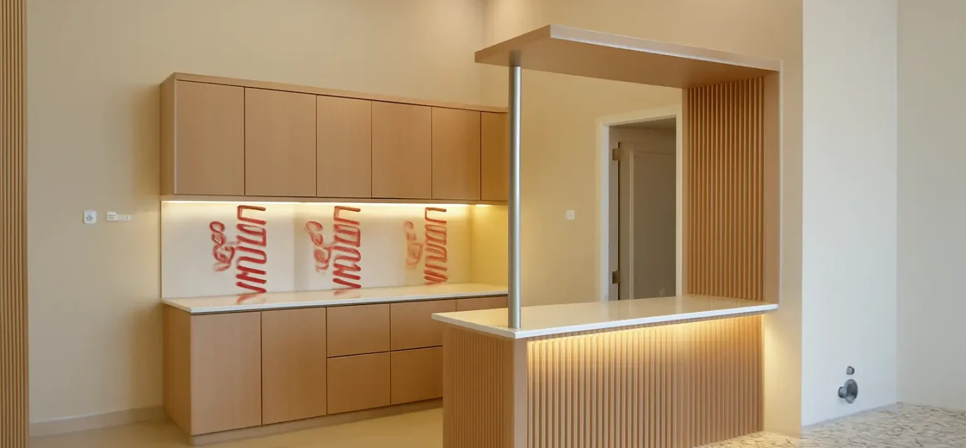 kitchen set mini bar