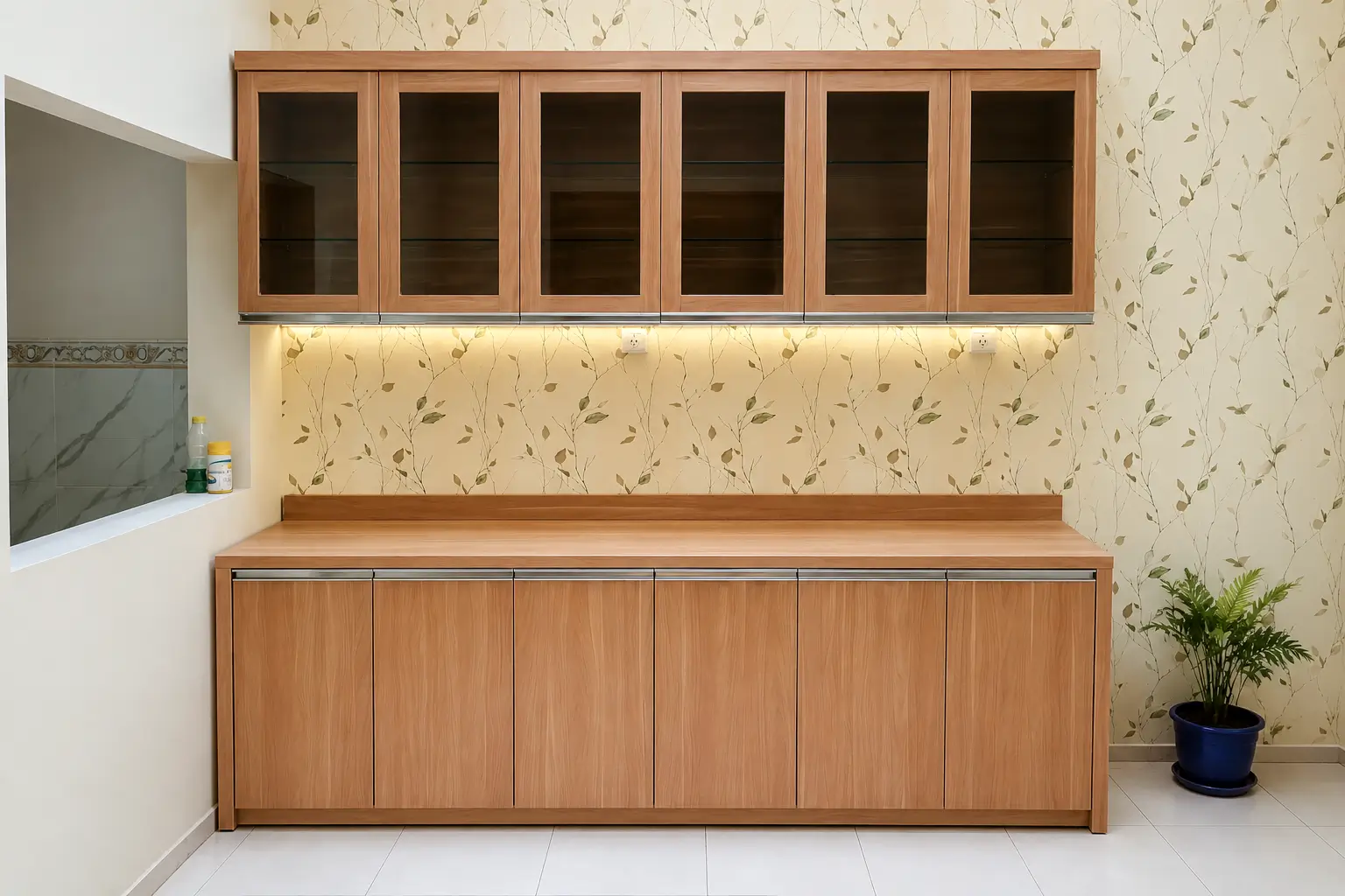 kitchen set natural